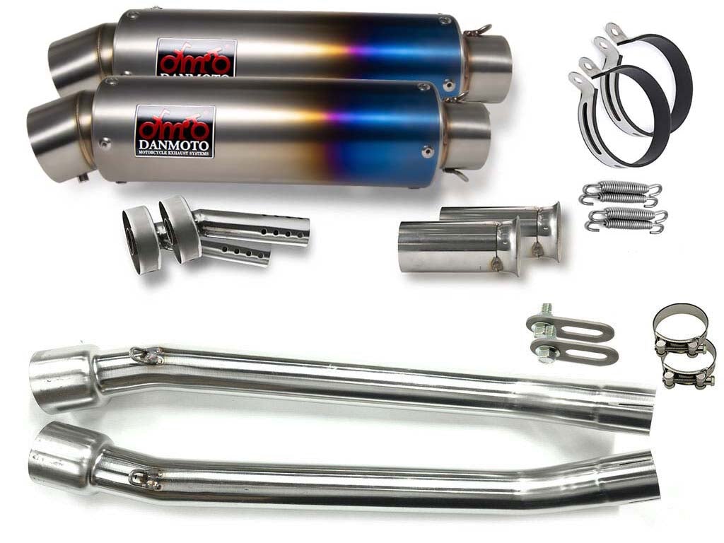 Kasawaki GPX250R 1987-1990 TITANIUM GP Slip-on muffler