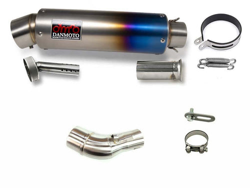 Kasawaki NINJA250SL 2015-2017 TITANIUM GP Slip-on muffler - DANMOTO EXHAUSTS