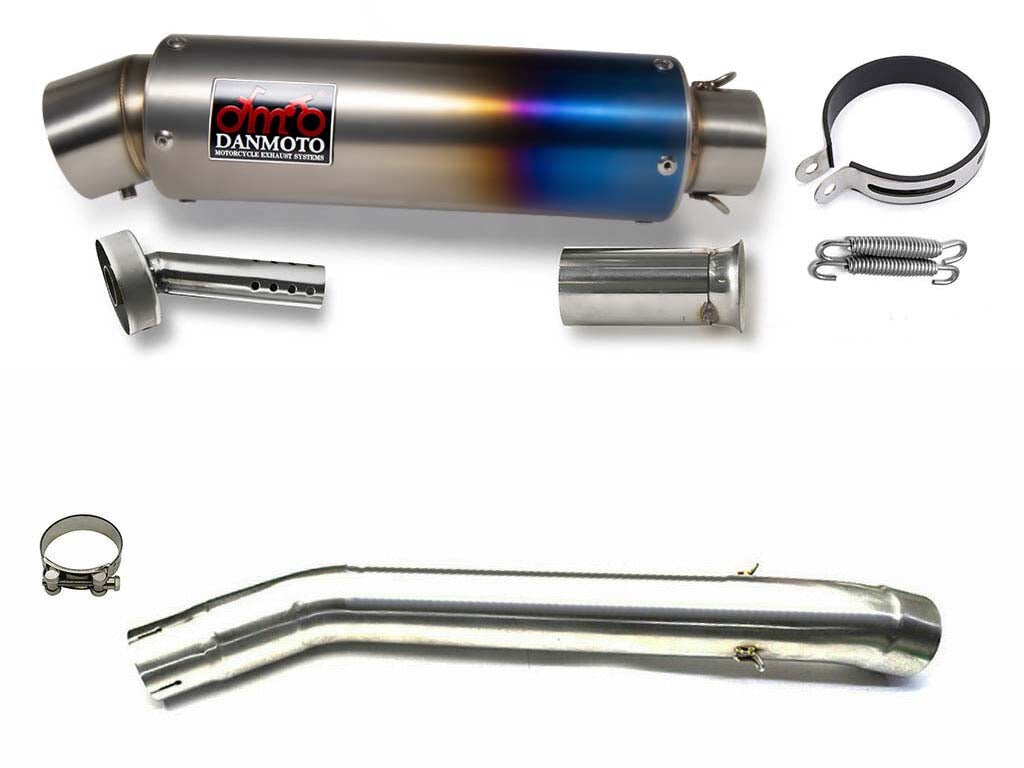 Kasawaki ZX6R ZX-6R 2003-2004 TITANIUM GP Slip-on muffler