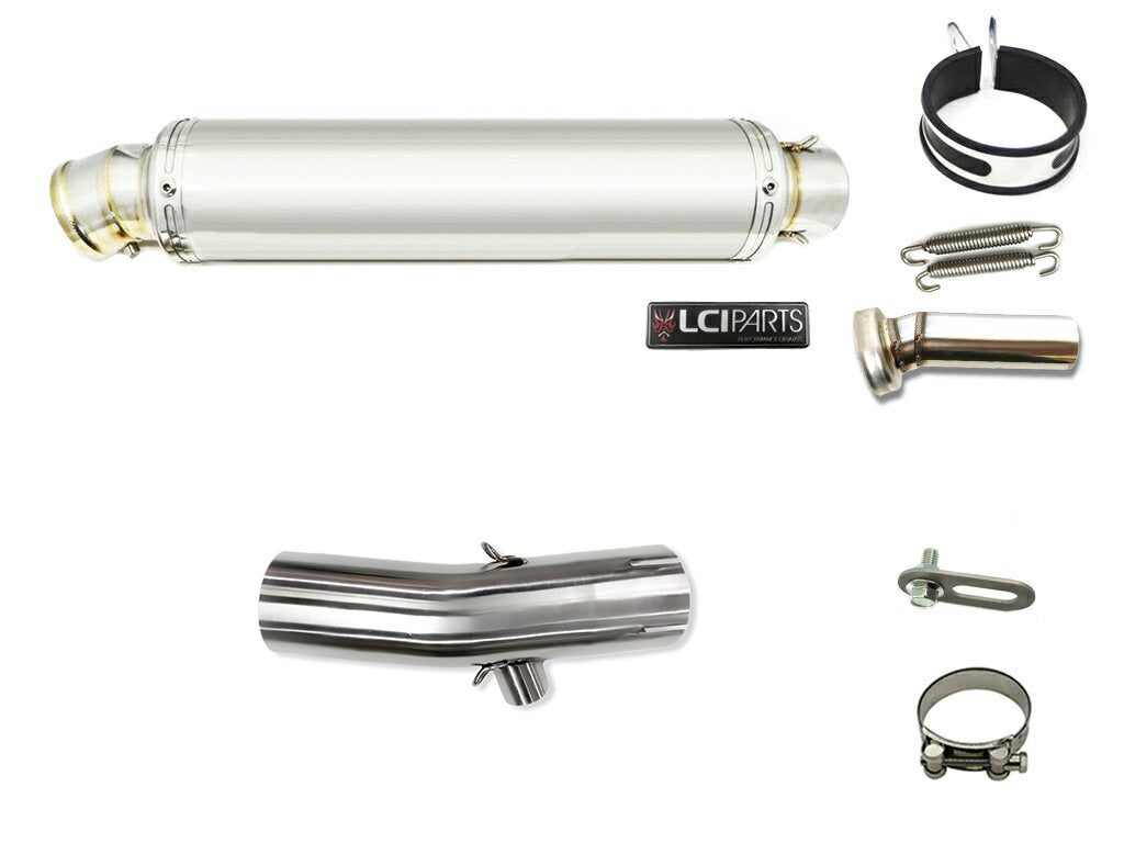 HONDA NT1100 2022-2023 (8BL-SC84) LCIPARTS LCI ROUND STAINLESS steel SLIP-ON MUFFLER