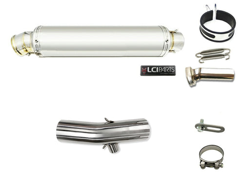 HONDA HAWK 11 2022-2023 (8BL-SC85) LCIPARTS LCI ROUND STAINLESS steel SLIP-ON MUFFLER