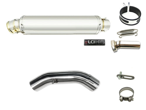 KTM DUKE125 DUKE200 DUKE250 DUKE390 2020-2023 LCIPARTS LCI ROUND STAINLESS steel SLIP-ON MUFFLER