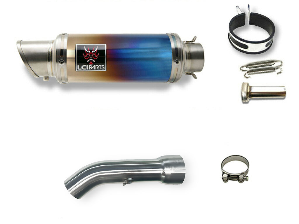 HONDA REBEL250 2023- LCIPARTS LCIPARTS  SHORT TITANIUM SLIP-ON MUFFLER