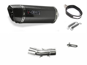 BMW F800R 2009-2018 LCIPARTS TWINEND CARBON  SLIP-ON MUFFLER