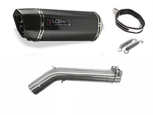 BMW F750GS F850GS 2019-2023 LCIPARTS TWINEND CARBON  SLIP-ON MUFFLER