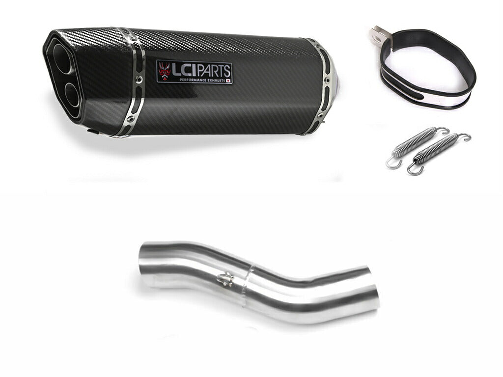 DUCATI Monster1100EVO LCIPARTS TWINEND CARBON  SLIP-ON MUFFLER