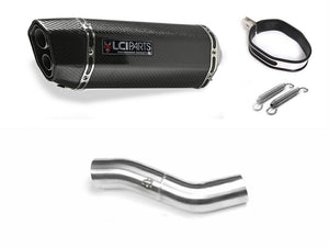 DUCATI MONSTER821 LCIPARTS TWINEND CARBON  SLIP-ON MUFFLER