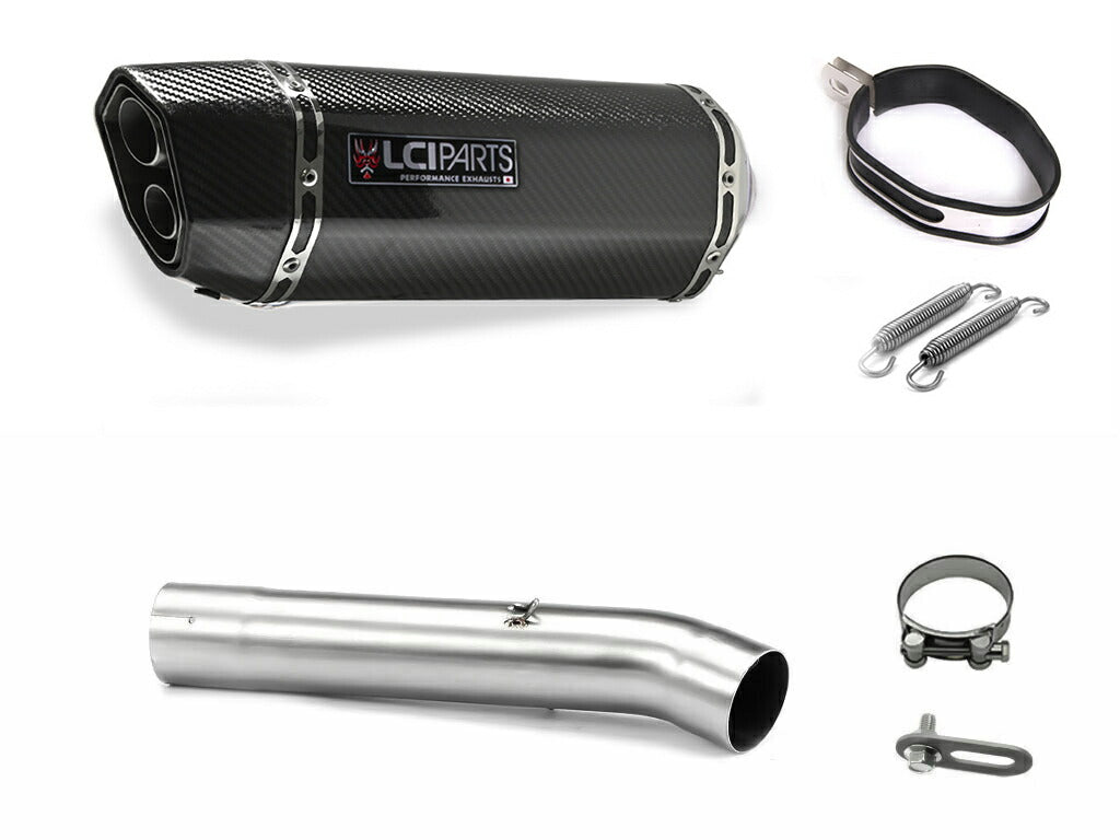 HONDA CB1300SB super bol d'or 2014-2020 SC54 LCIPARTS TWINEND CARBON  SLIP-ON MUFFLER