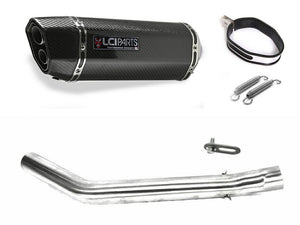 KAWASAKI 1400GTR 2008-2016 LCIPARTS TWINEND CARBON  SLIP-ON MUFFLER