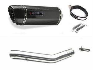 KAWASAKI Z800 2013-2016 LCIPARTS TWINEND CARBON  SLIP-ON MUFFLER