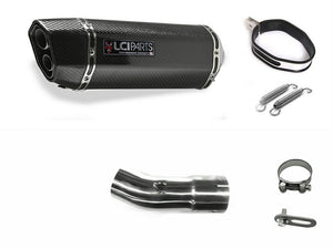 KAWASAKI ZX-4R SE ZX-4RR 2024- LCIPARTS TWINEND CARBON  SLIP-ON MUFFLER