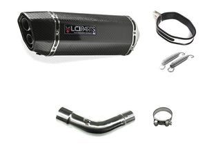 HONDA REBEL250 2017-2022 LCIPARTS LCIPARTS  TWINEND CARBON SLIP-ON MUFFLER