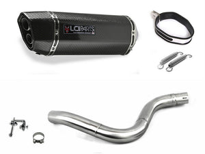 KTM DUKE 125 DUKE200 2011-2016 LCIPARTS TWINEND CARBON  SLIP-ON MUFFLER