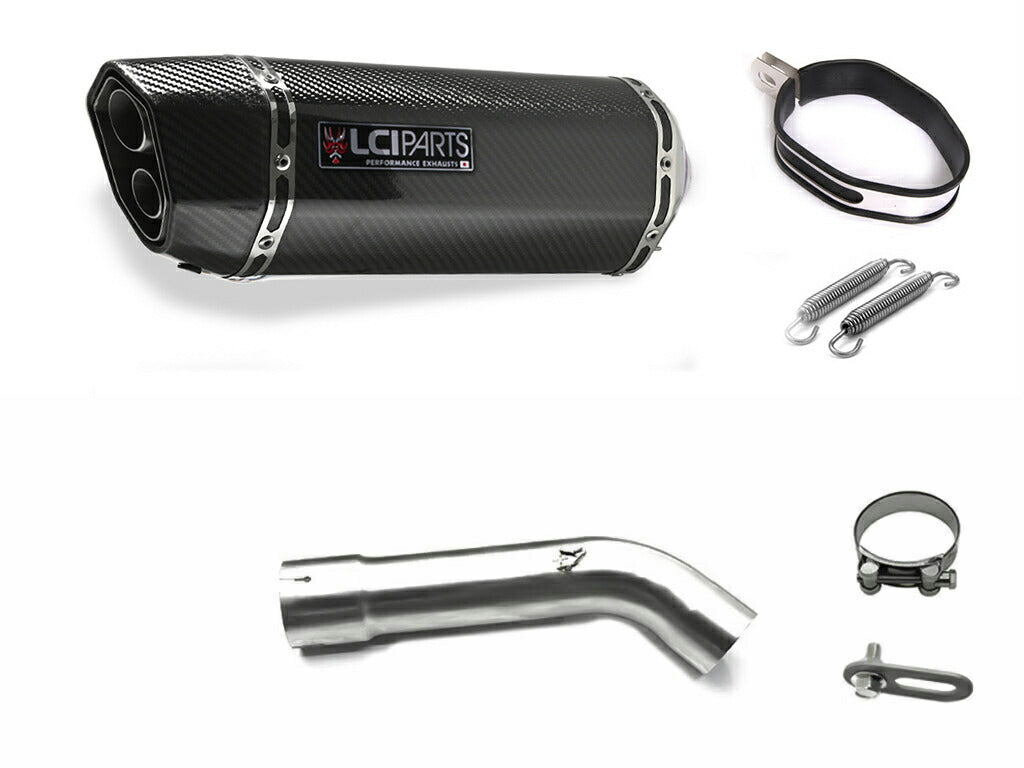 SUZUKI GSF1250 GSF650 LCIPARTS TWINEND CARBON  SLIP-ON MUFFLER