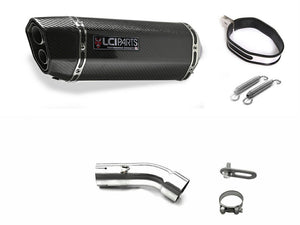 SUZUKI GSR750 2010-2016 LCIPARTS TWINEND CARBON  SLIP-ON MUFFLER