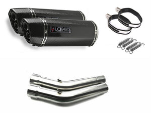 SUZUKI GSX-R1100 1989-1992 LCIPARTS TWINEND CARBON  SLIP-ON MUFFLER