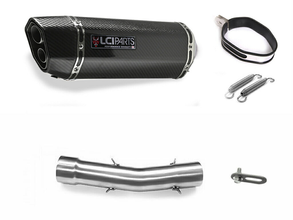 Triumph Sprint ST 1998-2004LCIPARTS TWINEND CARBON  SLIP-ON MUFFLER