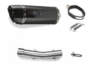 Triumph Daytona Daytona T509 T595 T955i 1997-2001 LCIPARTS TWINEND CARBON  SLIP-ON MUFFLER