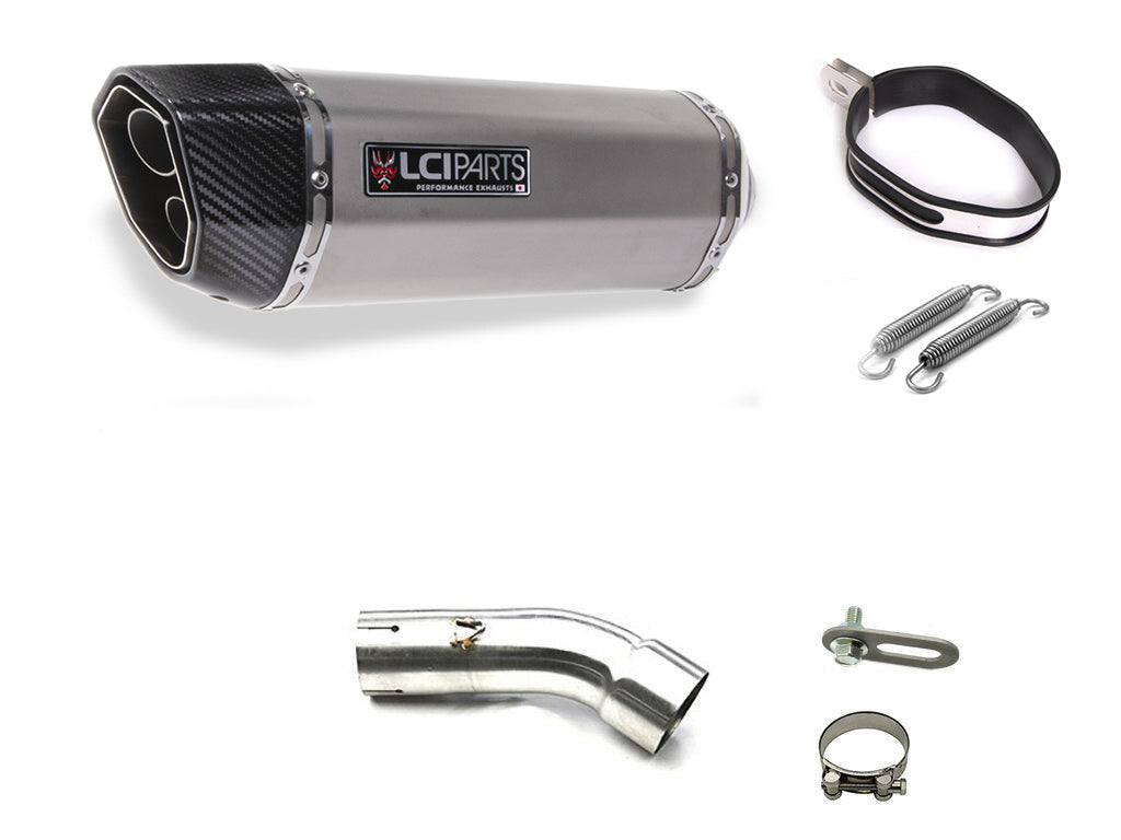 BMW C650GT 2012-2015  LCIPARTS TWINEND STAINLESS steel  SLIP-ON MUFFLER