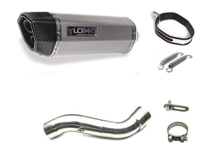 BMW R1200GS 2004-2009 LCIPARTS TWINEND STAINLESS steel  SLIP-ON MUFFLER
