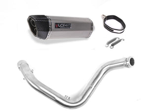 BMW G310R G310GS 2016-2023 LCIPARTS TWINEND STAINLESS steel  Silencer Stainless Full Exhaust Muffler