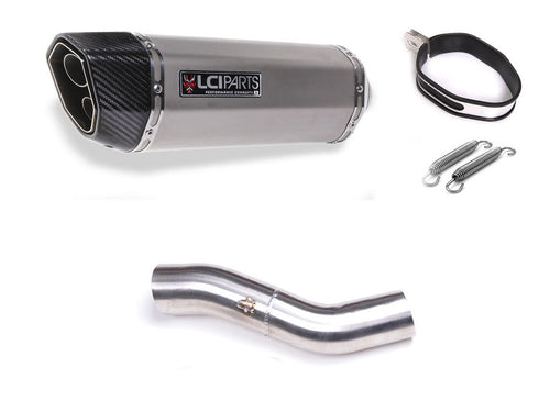 DUCATI Monster1100EVO LCIPARTS TWINEND STAINLESS steel  SLIP-ON MUFFLER