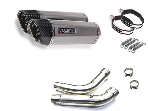 HONDA VTR1000SP2 RVT1000R SP2 2003-SC45 LCIPARTS TWINEND STAINLESS steel  SLIP-ON MUFFLER