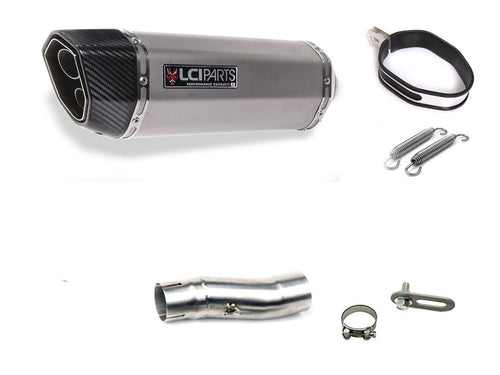 HONDA NC750X NC750S DCT 2014-2023 RC70 RC72 LCIPARTS TWINEND STAINLESS steel  SLIP-ON MUFFLER