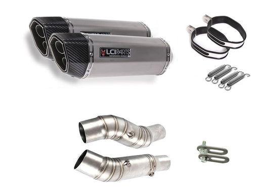 KAWASAKI NINJA1000 Z1000SX 2010-2019 LCIPARTS TWINEND STAINLESS steel  SLIP-ON MUFFLER