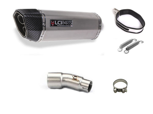 Kasawaki NINJA250R 300R 2008-2012 LCIPARTS TWINEND STAINLESS steel  SLIP-ON MUFFLER