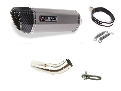 KAWASAKI Z900 2017-2019 LCIPARTS TWINEND STAINLESS steel  SLIP-ON MUFFLER