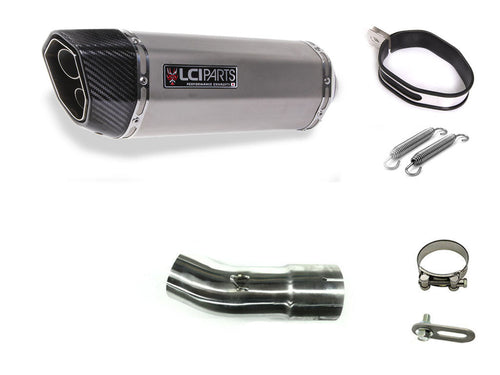 KAWASAKI ZX-4R SE ZX-4RR 2024- LCIPARTS TWINEND STAINLESS steel  SLIP-ON MUFFLER