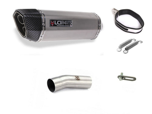 KAWASAKI ZX10R ZX-10R 2008-2010 LCIPARTS TWINEND STAINLESS steel  SLIP-ON MUFFLER