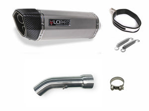 HONDA REBEL250 2023- LCIPARTS LCIPARTS  TWINEND STAINLESS SLIP-ON MUFFLER