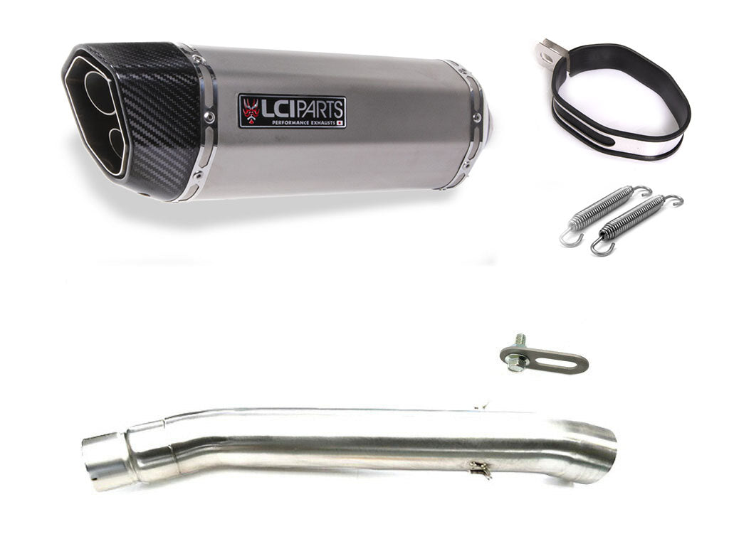 SUZUKI GSX-R400R 1990-1995 LCIPARTS TWINEND STAINLESS steel  SLIP-ON MUFFLER