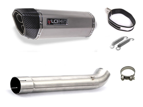 YAMAHA FZR400R (3EN2) 1989 LCIPARTS TWINEND STAINLESS steel  SLIP-ON MUFFLER