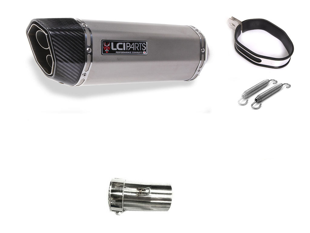 YAMAHA YZF-R6 2006-2018 LCIPARTS TWINEND STAINLESS steel  SLIP-ON MUFFLER