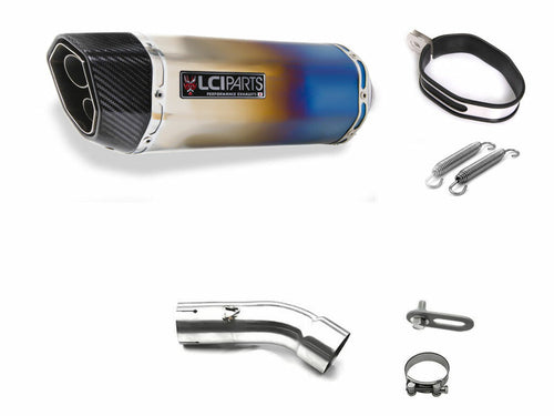 BMW C600 SPORT 2012-2015  LCIPARTS TWINEND TITANIUM  SLIP-ON MUFFLER