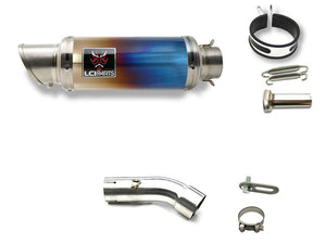 SUZUKI GSR750 2010-2016 LCISHORT TITANIUM SLIP-ON MUFFLER