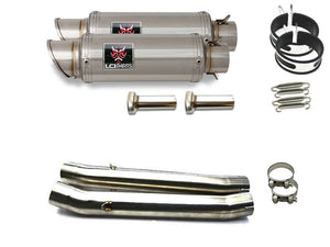 SUZUKI GSX1300R HAYABUSA 隼 2008-2020 LCISHORT STAINLESS steel SLIP-ON MUFFLER