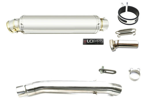 SUZUKI GSX1400 2005-2010 LCIROUND STAINLESS steel SLIP-ON MUFFLER