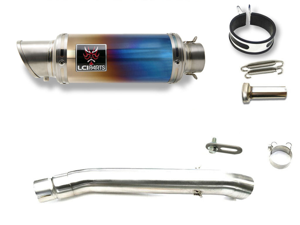 SUZUKI GSX1400 2005-2010 LCISHORT TITANIUM SLIP-ON MUFFLER