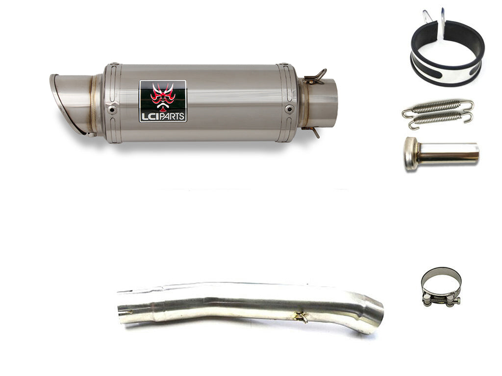 SUZUKI GSX-R1000 K5K6 2005-2006 LCISHORT STAINLESS steel SLIP-ON MUFFLER