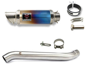 SUZUKI GSX-R1000 K7K8 2007-2008 4in1 LCISHORT TITANIUM SLIP-ON MUFFLER