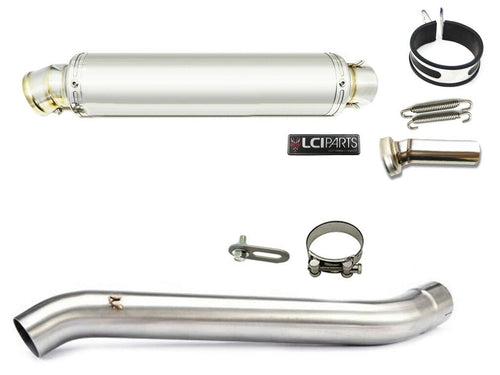 SUZUKI GSX-R1000 K9L1 2009-2011 4in1 LCIROUND STAINLESS steel SLIP-ON MUFFLER