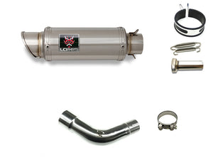 SUZUKI SV650X 2018-2023 LCIPARTS LCI SHORT STAINLESS steel SLIP-ON MUFFLER