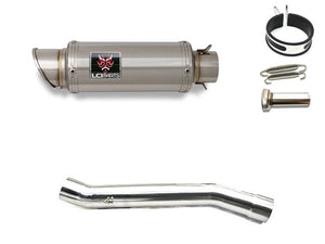 SUZUKI INAZUMA400 1997-2001 LCISHORT STAINLESS steel SLIP-ON MUFFLER