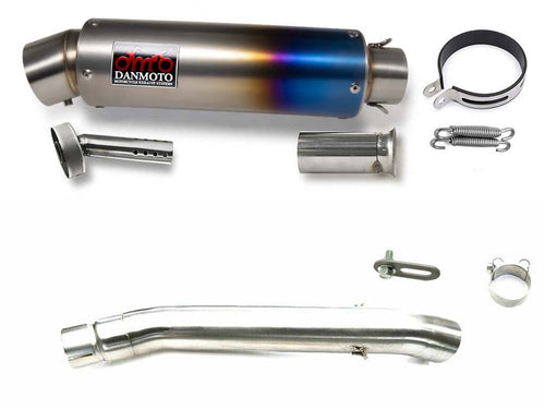 SUZUKI Bandit250 (GJ77A) TITANIUM GP Slip-on muffler - DANMOTO EXHAUSTS