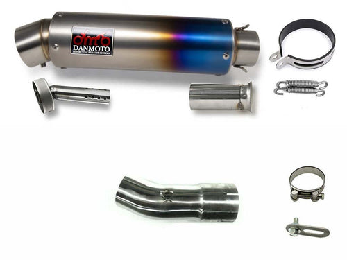 SUZUKI GSX-R1000 L2L6 2012-2016 TITANIUM GP Slip-on muffler - DANMOTO EXHAUSTS