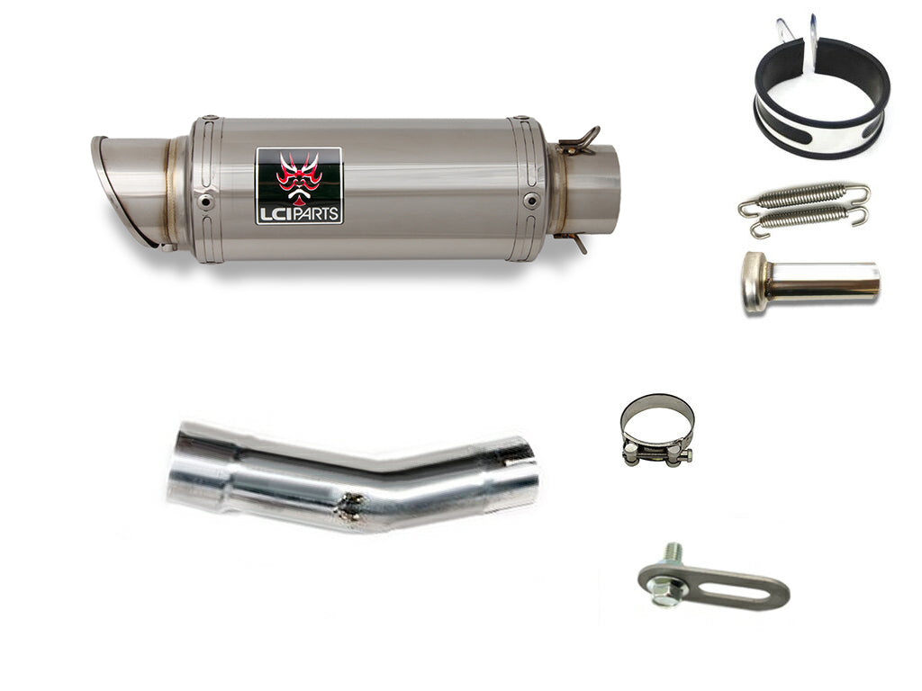 Triumph Daytona675 2013-2017 LCISHORT STAINLESS steel SLIP-ON MUFFLER